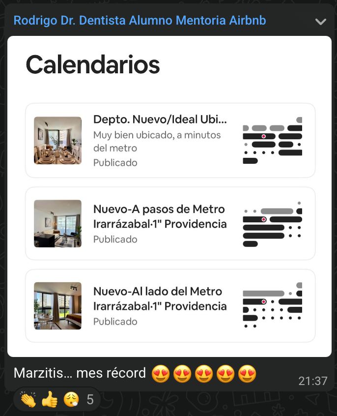 Resultado de alumno de Academia SuperHost