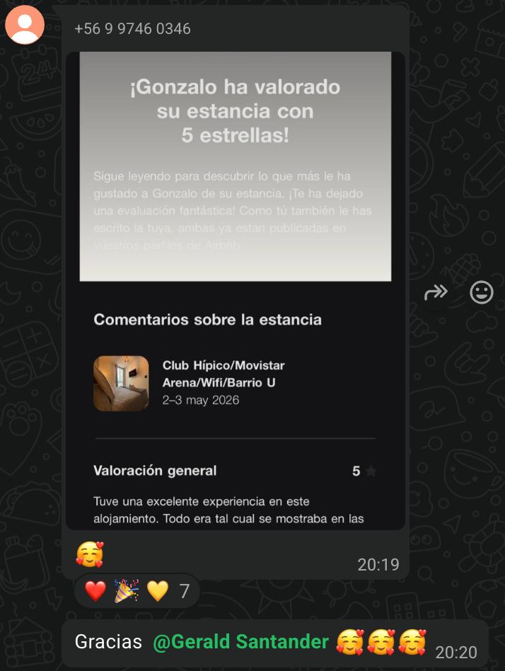Resultado de alumno de Academia SuperHost