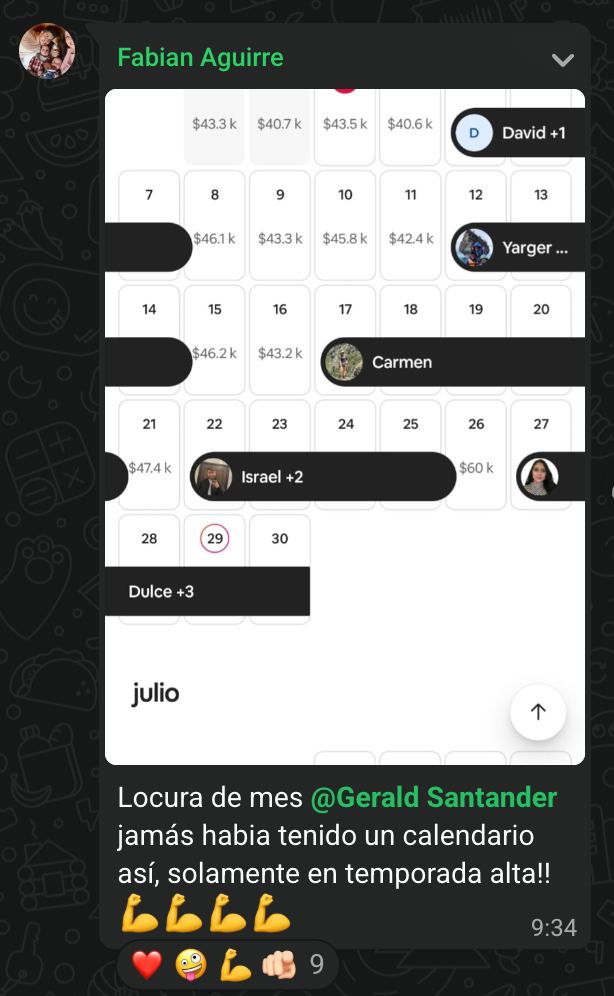 Resultado de alumno de Academia SuperHost