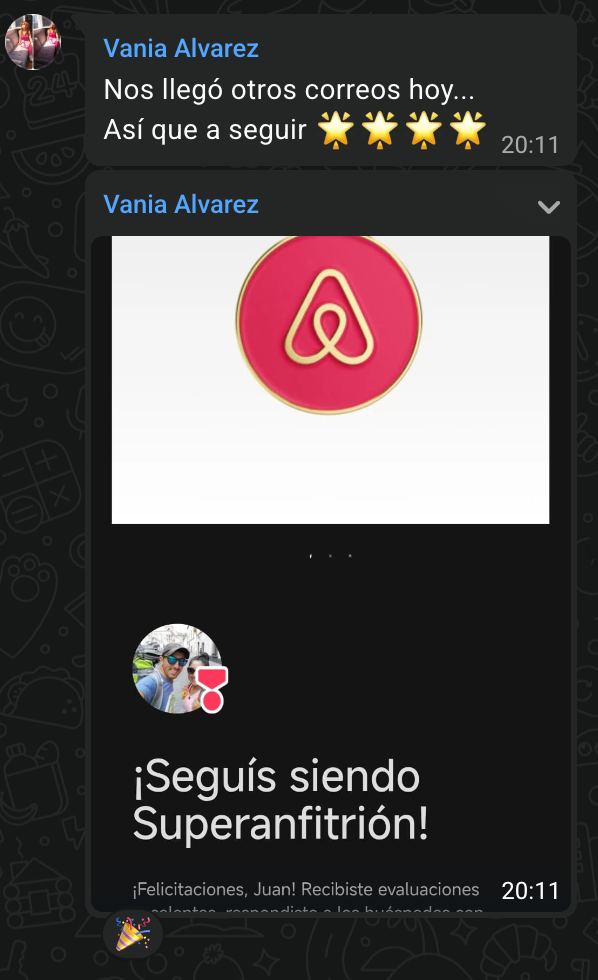 Resultado de alumno de Academia SuperHost